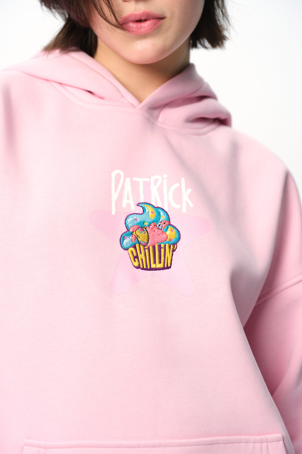 Patrick Cupcake Pink Hoodie - BonkersCorner