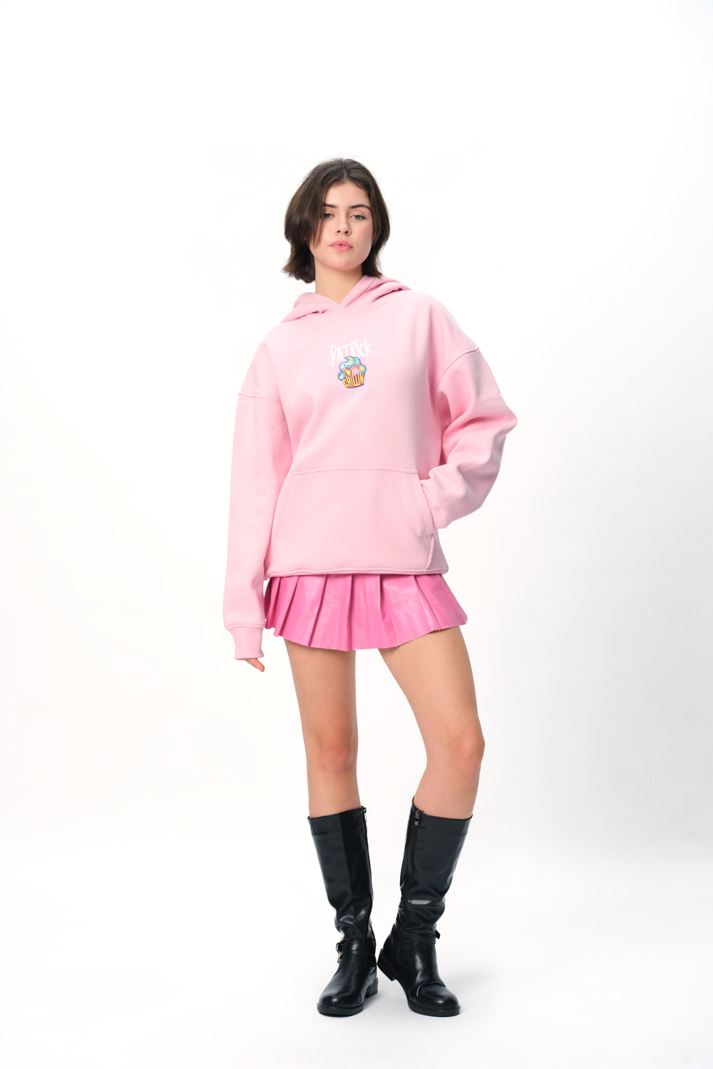 Patrick Cupcake Pink Hoodie - BonkersCorner