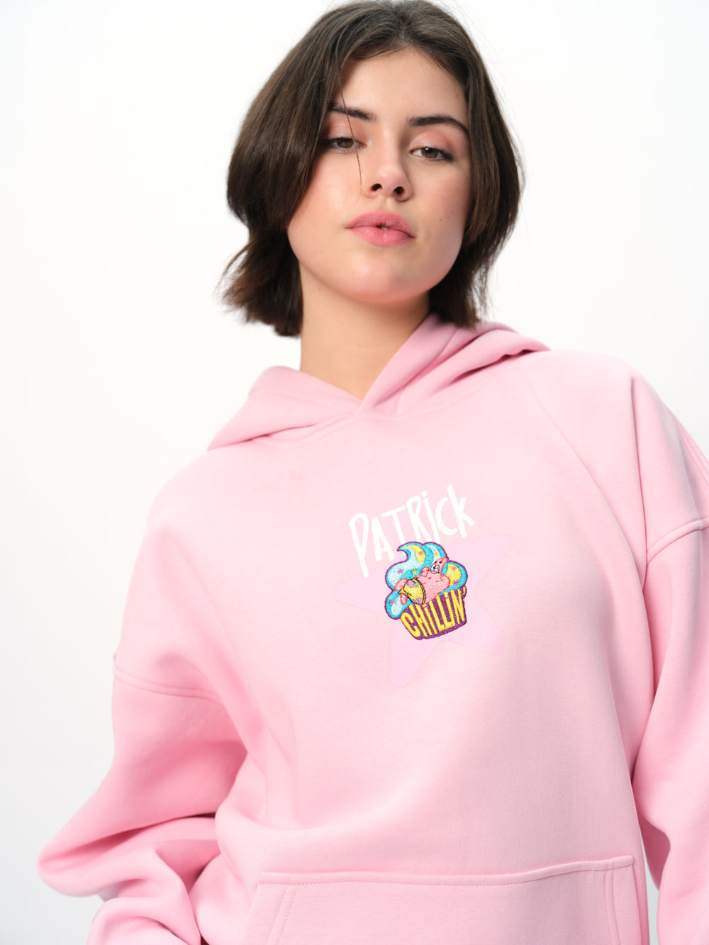 Patrick Cupcake Pink Hoodie - BonkersCorner