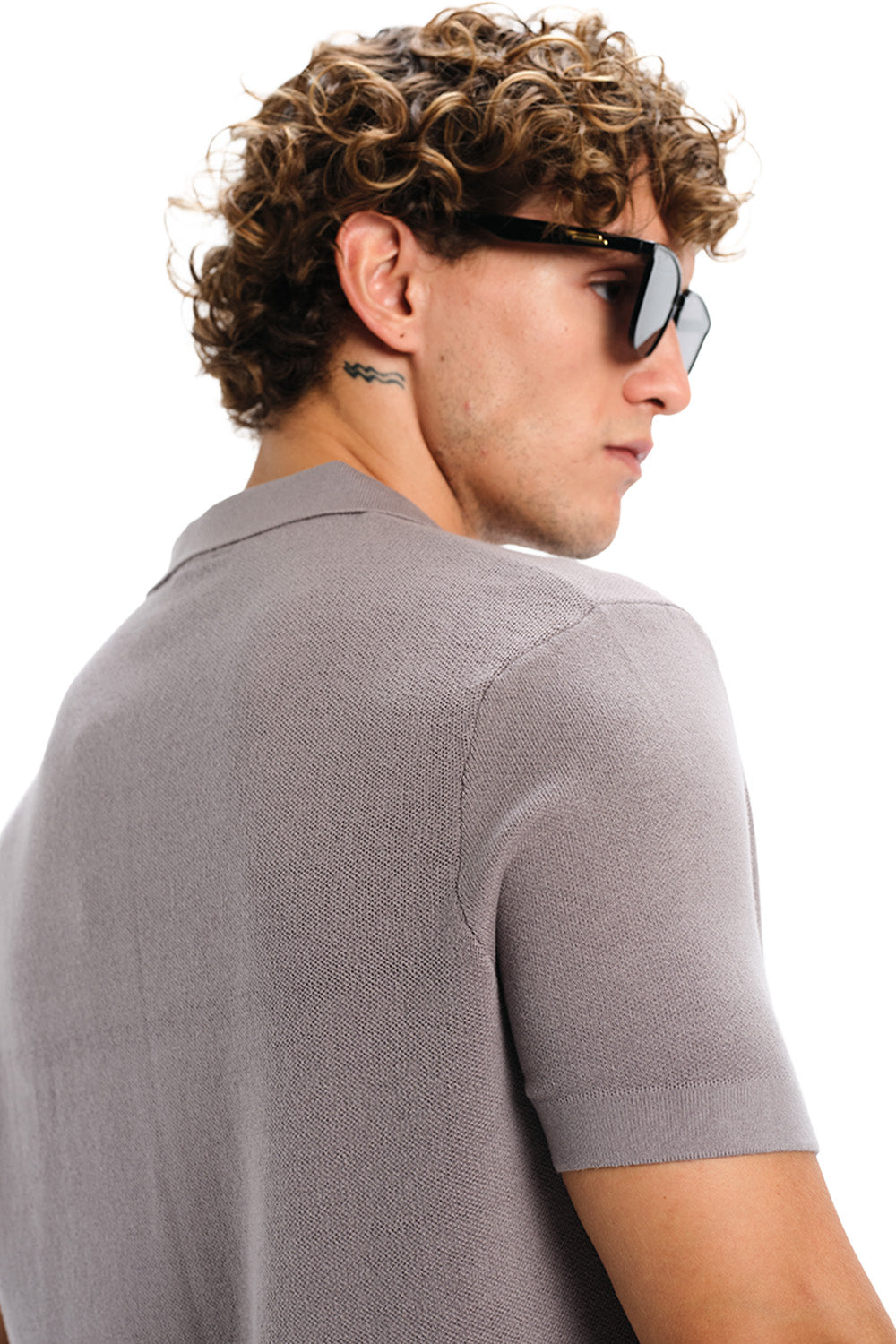 Grey Muse Casual Half Sleeve Shirt - BonkersCorner