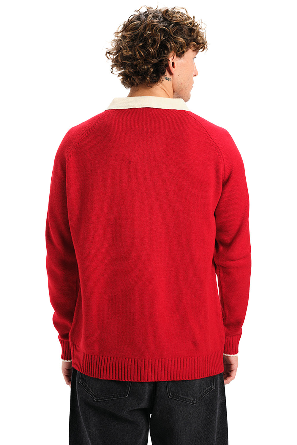 Hype Knit Full Sleeves Polo - BonkersCorner