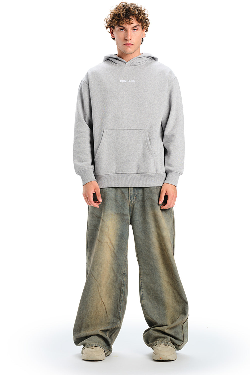 Signature Grey Melange Hoodie - BonkersCorner