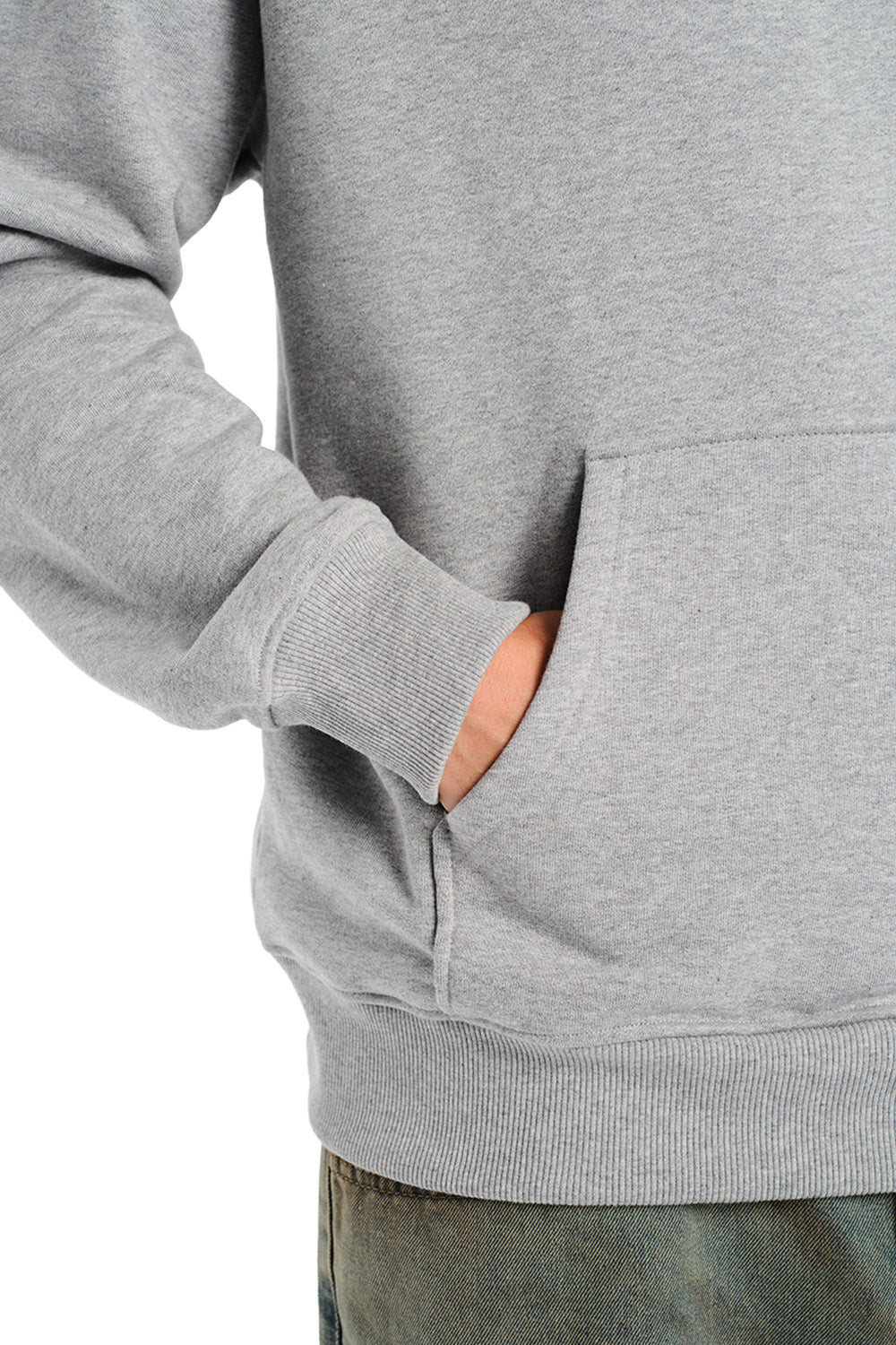 Signature Grey Melange Hoodie - BonkersCorner