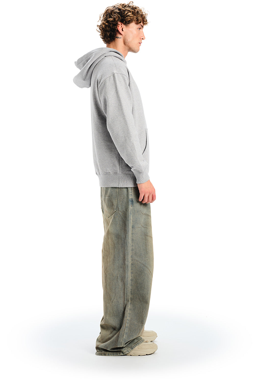 Signature Grey Melange Hoodie - BonkersCorner