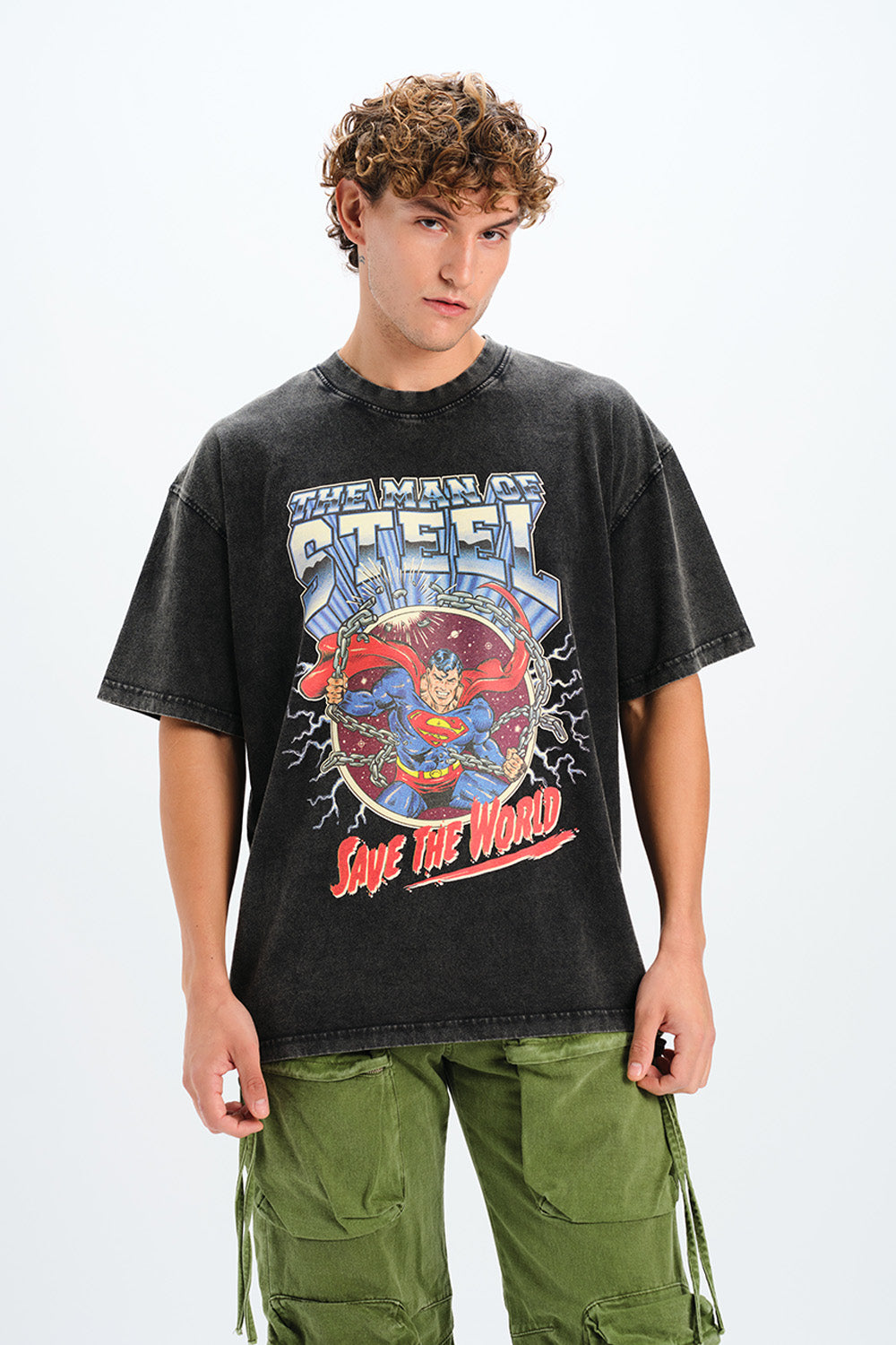 Steel Savior Oversized T-shirt - BonkersCorner