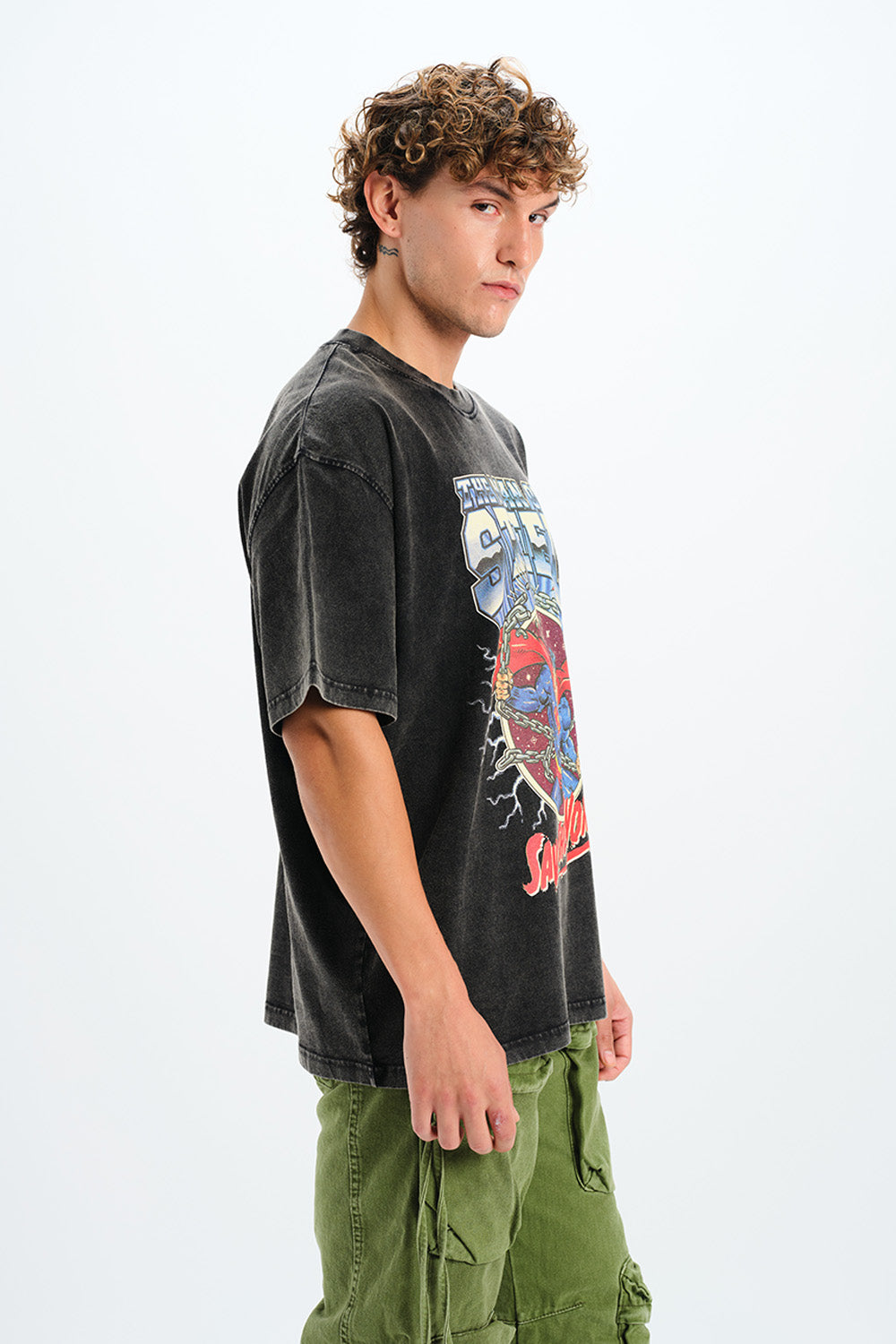 Steel Savior Oversized T-shirt - BonkersCorner