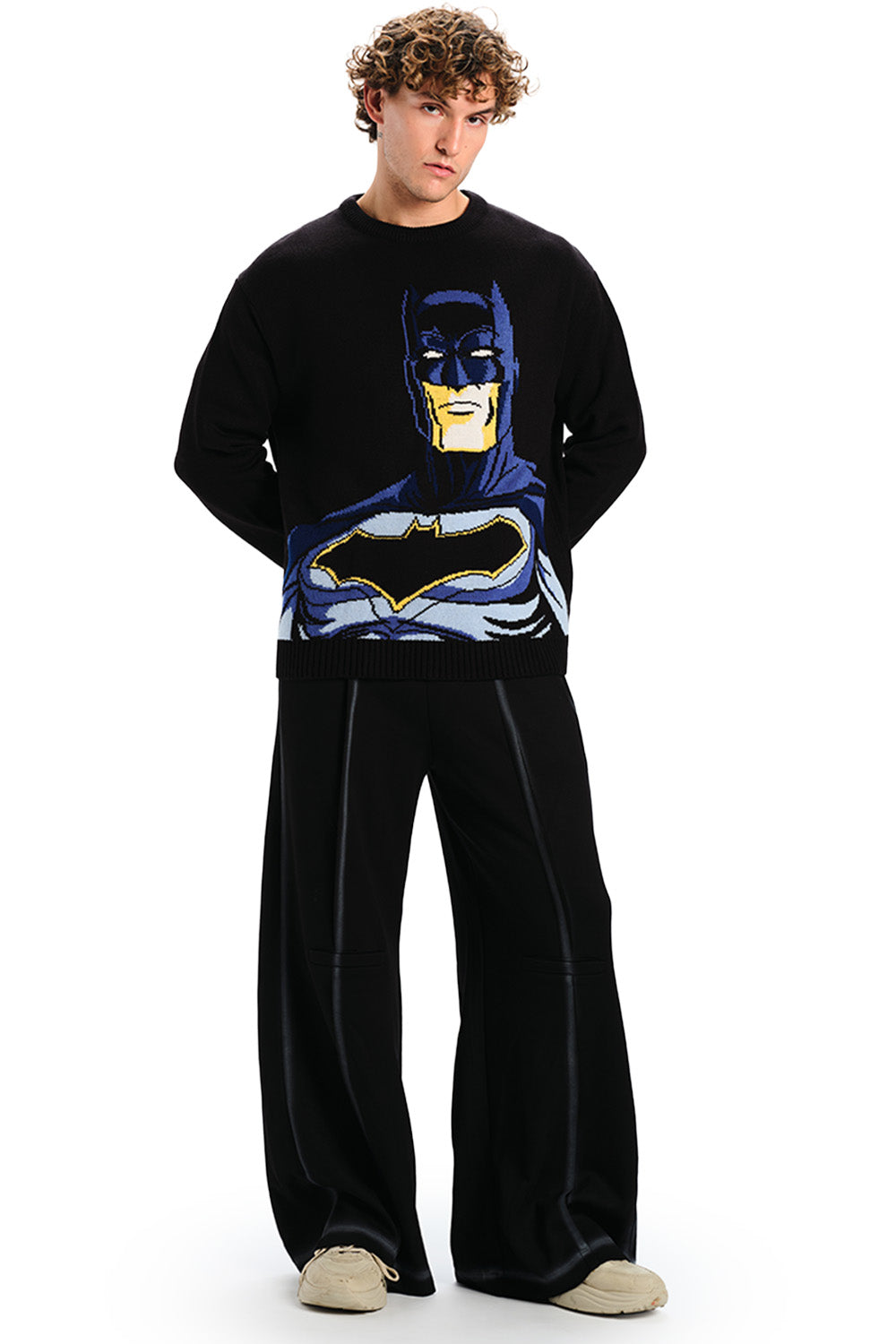 Vintage Batman Premium Knit Jumper - BonkersCorner
