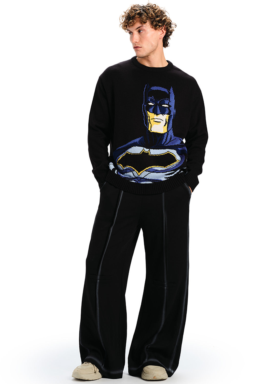 Vintage Batman Premium Knit Jumper - BonkersCorner
