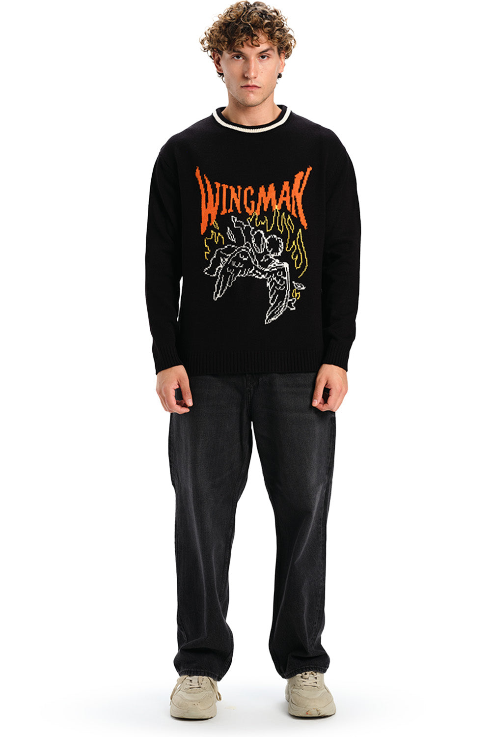 Wingman Knit Sweatshirt - BonkersCorner