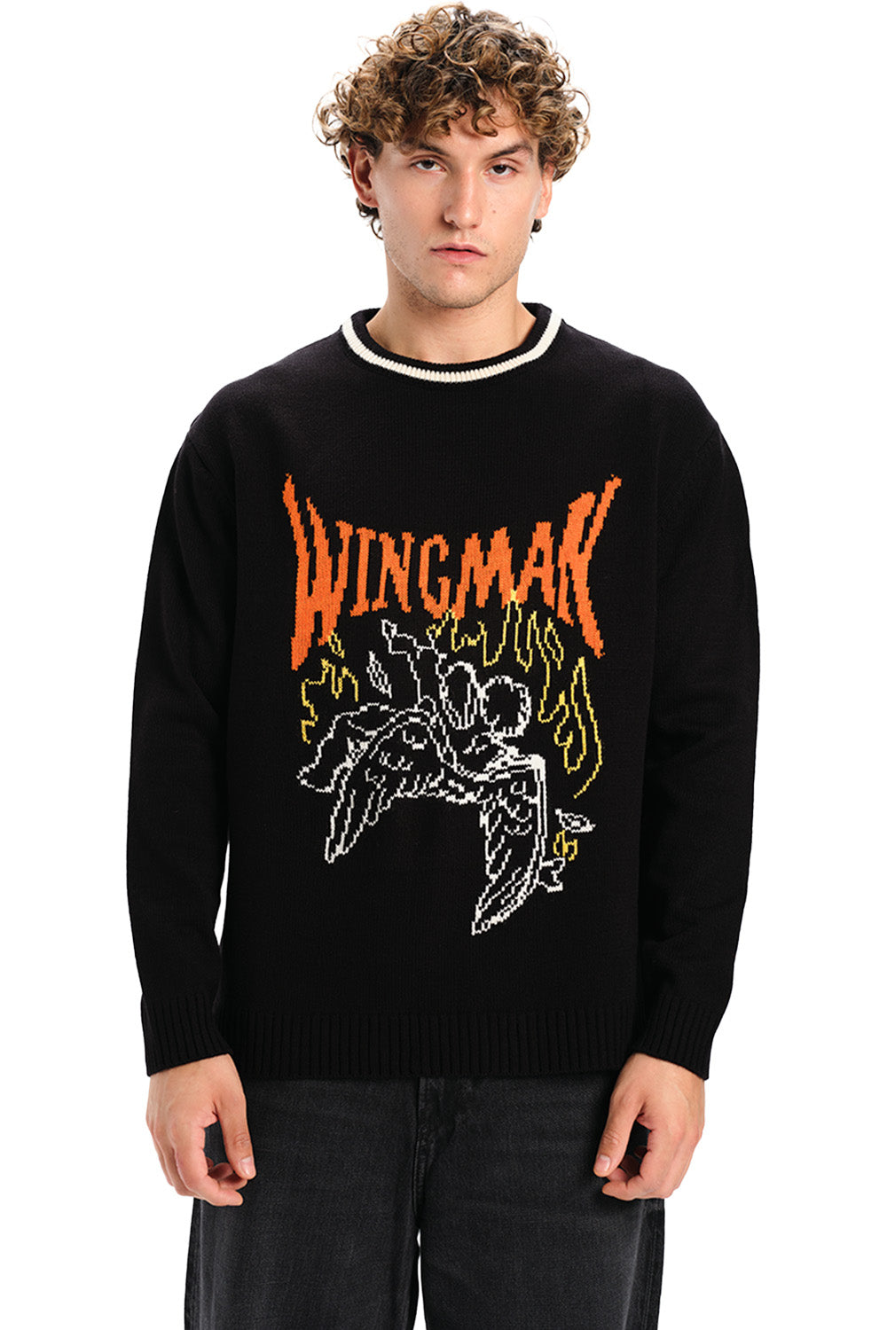 Wingman Knit Sweatshirt - BonkersCorner