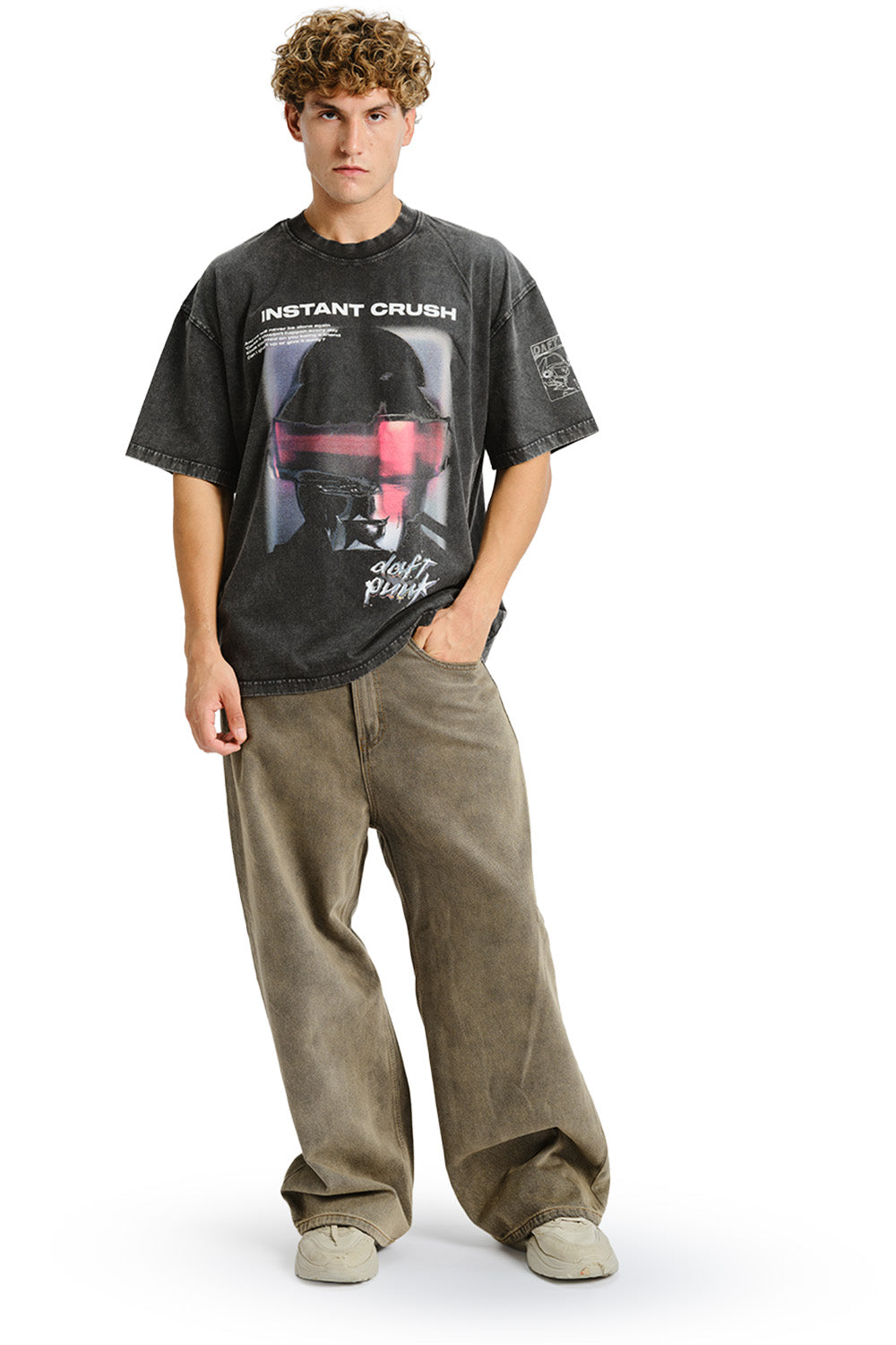 Daft Punk Instant Crush Oversized T-shirt - BonkersCorner
