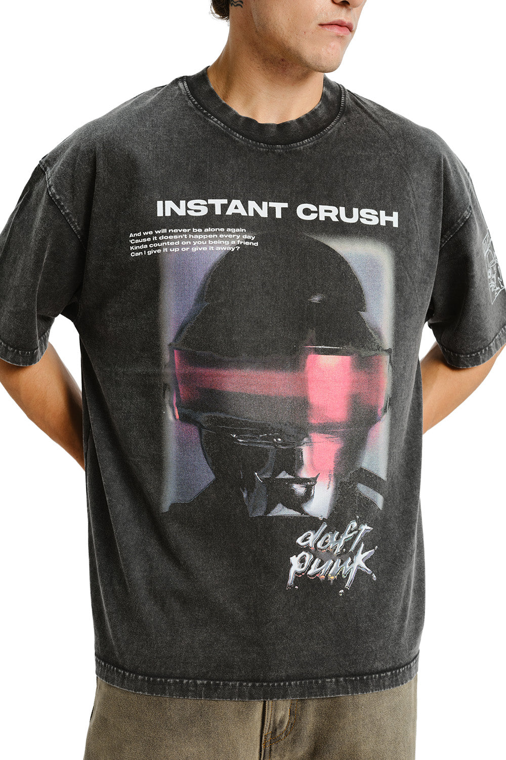 Daft Punk Instant Crush Oversized T-shirt - BonkersCorner