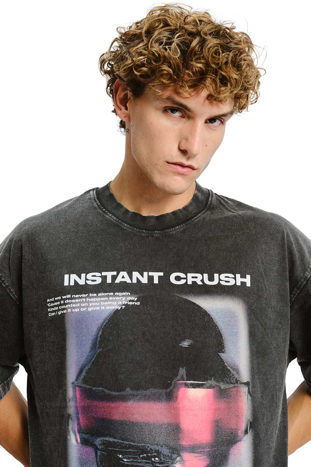Daft Punk Instant Crush Oversized T-shirt - BonkersCorner