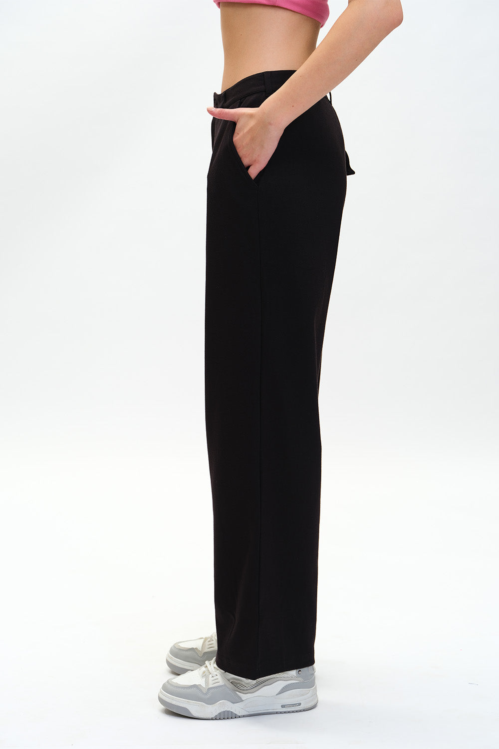 Black Loose Fit Trousers - BonkersCorner