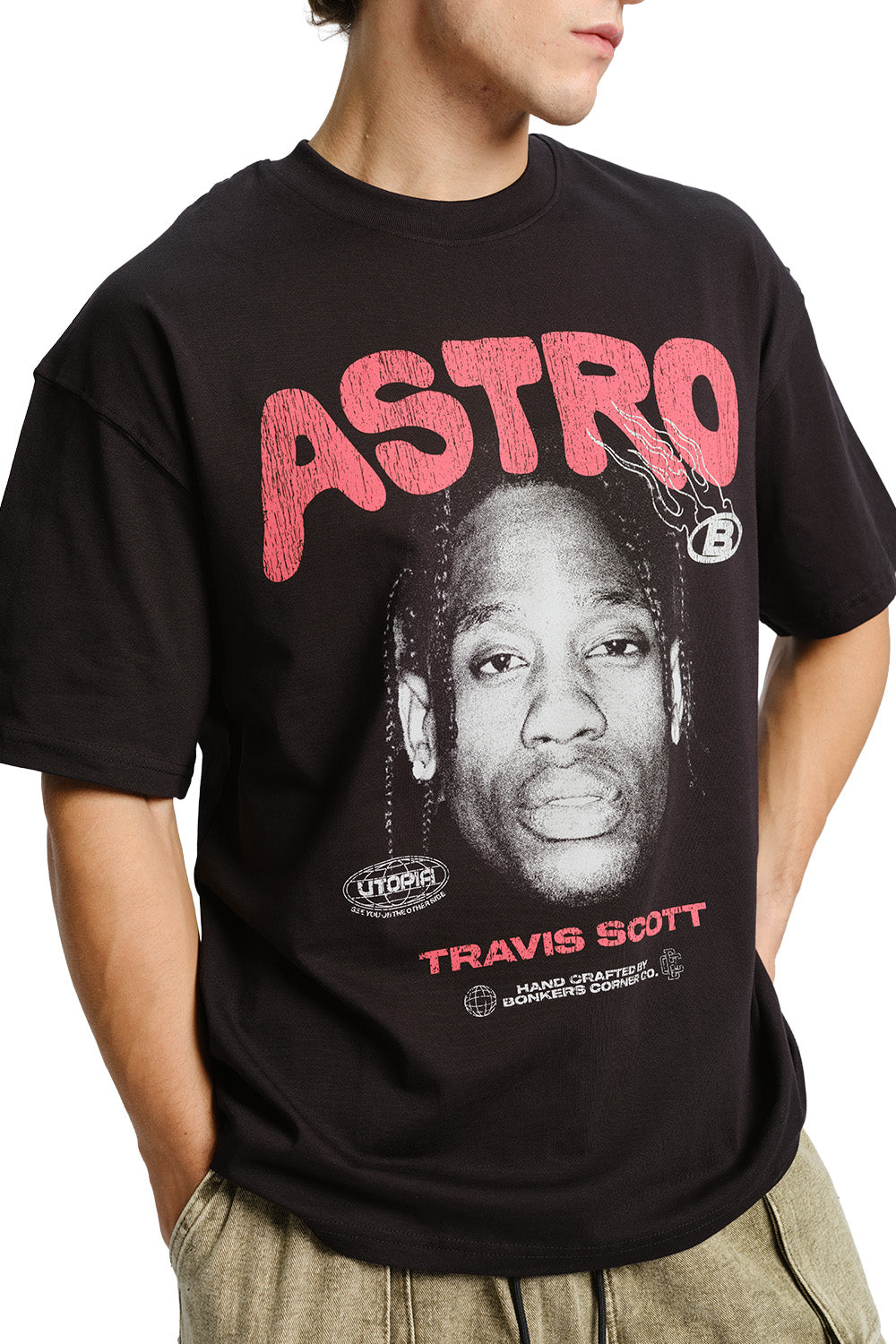 Astroworld Scott Oversized T-shirt - BonkersCorner