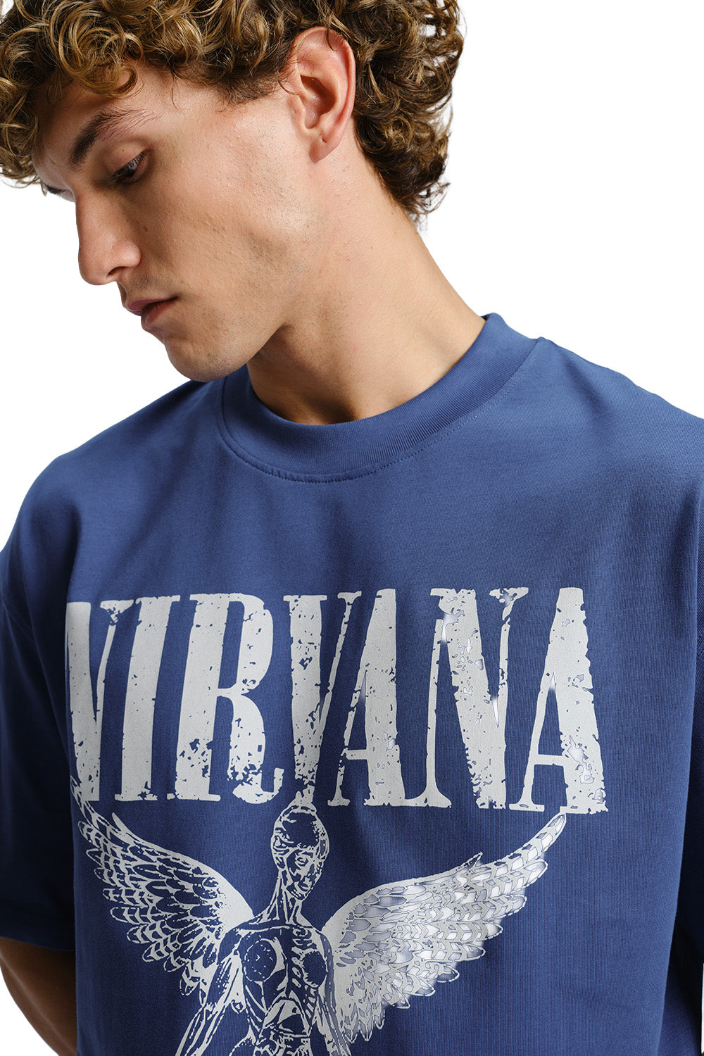 Blue Nirvana Oversized T-shirt - BonkersCorner