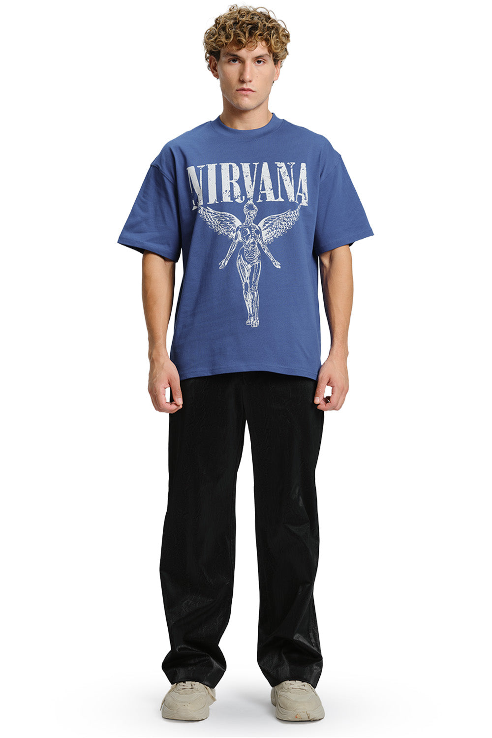 Blue Nirvana Oversized T-shirt - BonkersCorner