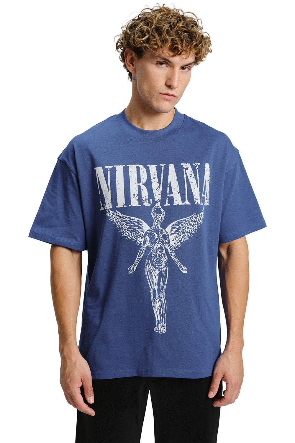 Blue Nirvana Oversized T-shirt - BonkersCorner