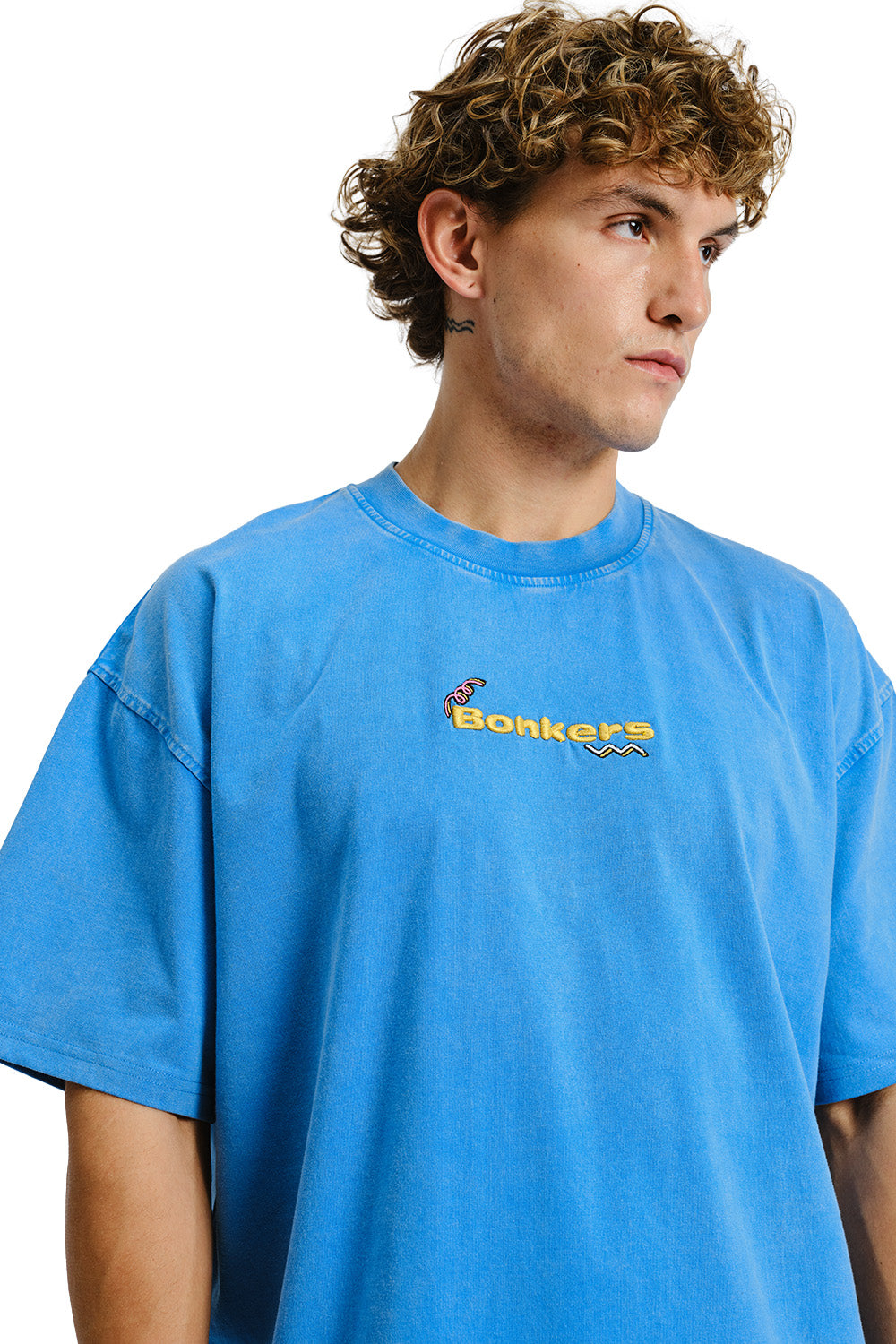Homeboys Faded Blue Oversized T-shirt - BonkersCorner