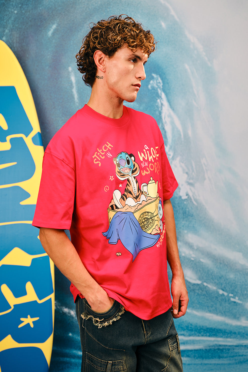 Stitch's Whole New World Oversized T-shirt - BonkersCorner