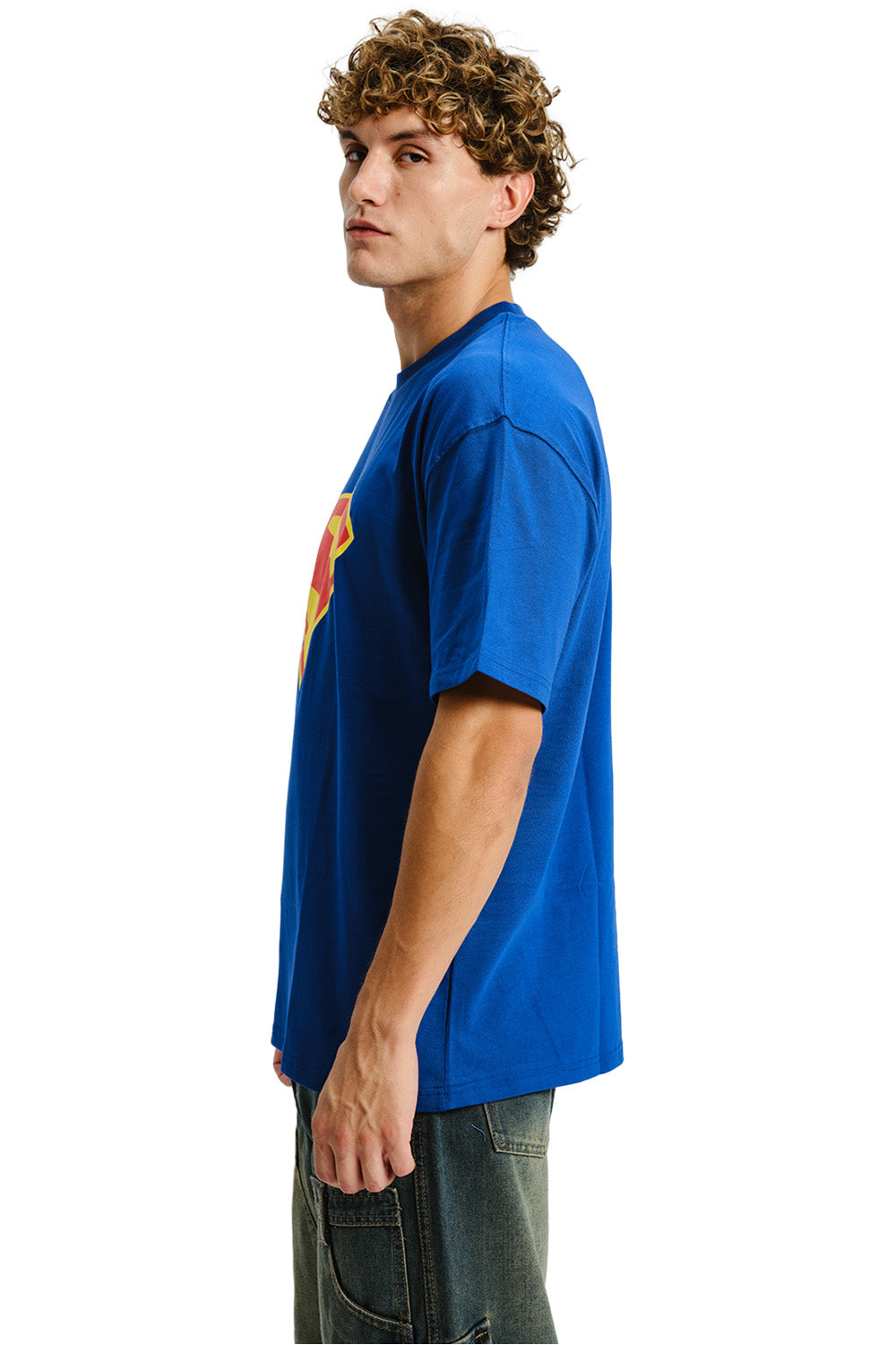 Superman Shield Oversized T-shirt - BonkersCorner