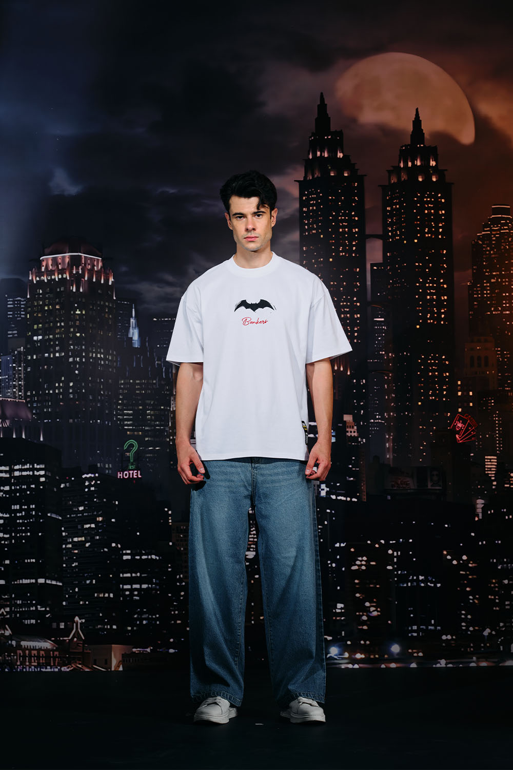 Batman Sonic Oversized T-shirt - BonkersCorner