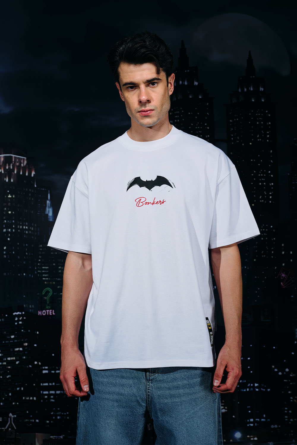 Batman Sonic Oversized T-shirt - BonkersCorner