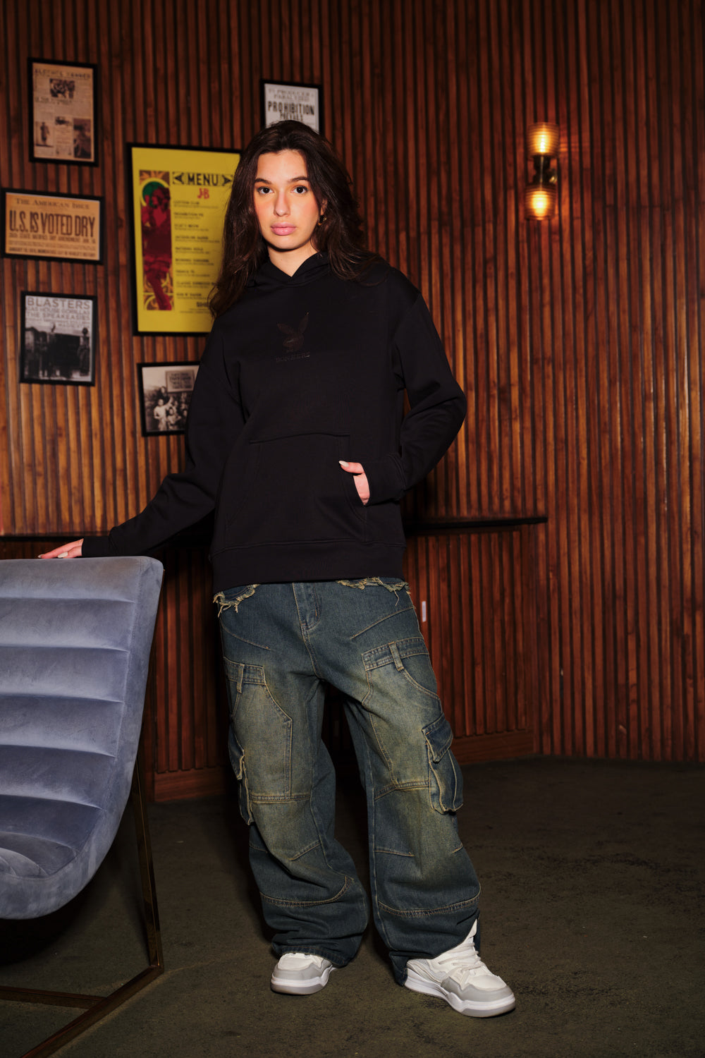 Playboy Muse Oversized Hoodie - BonkersCorner