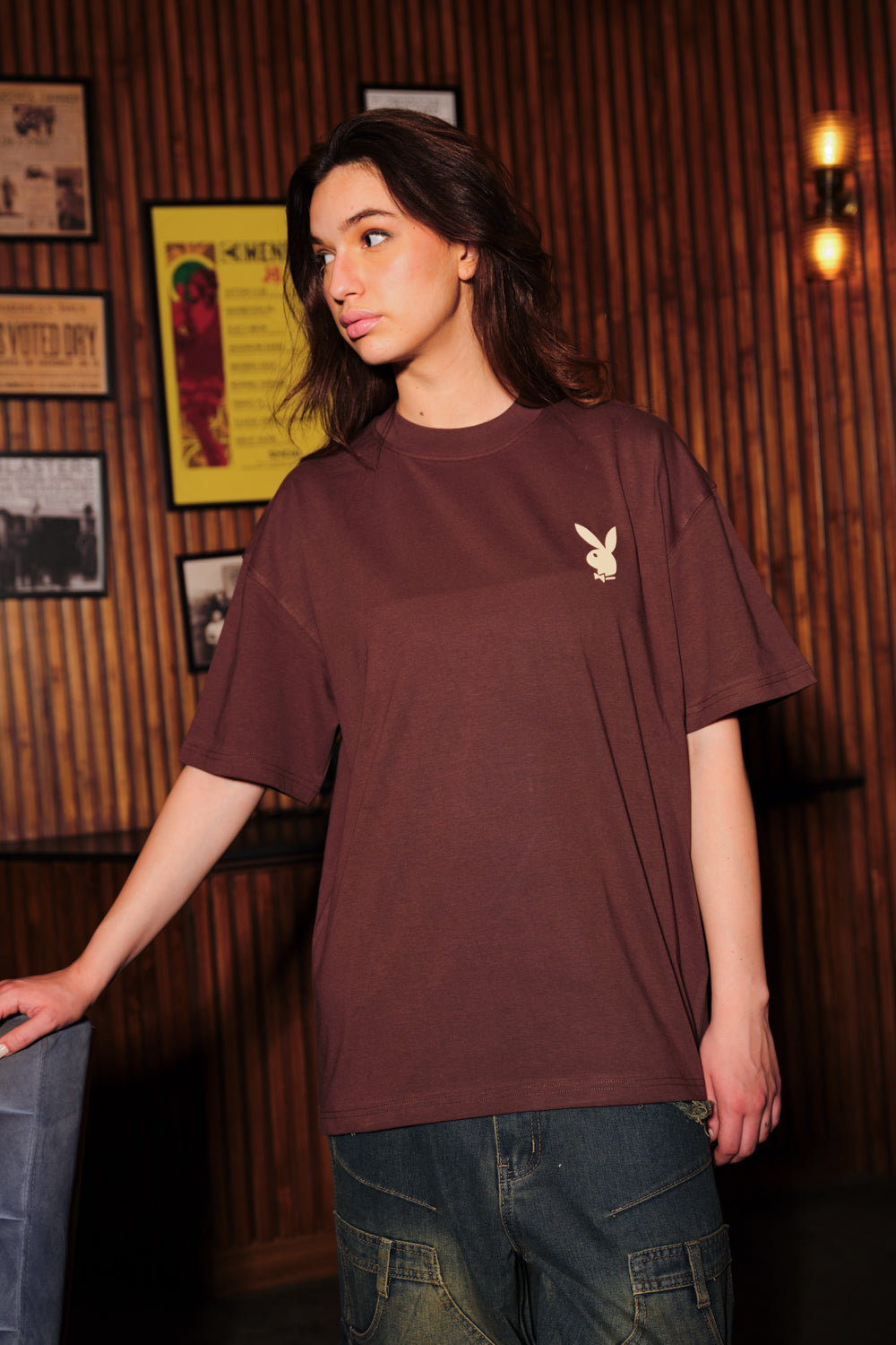 Playboy Enterprises Oversized T-shirt - BonkersCorner