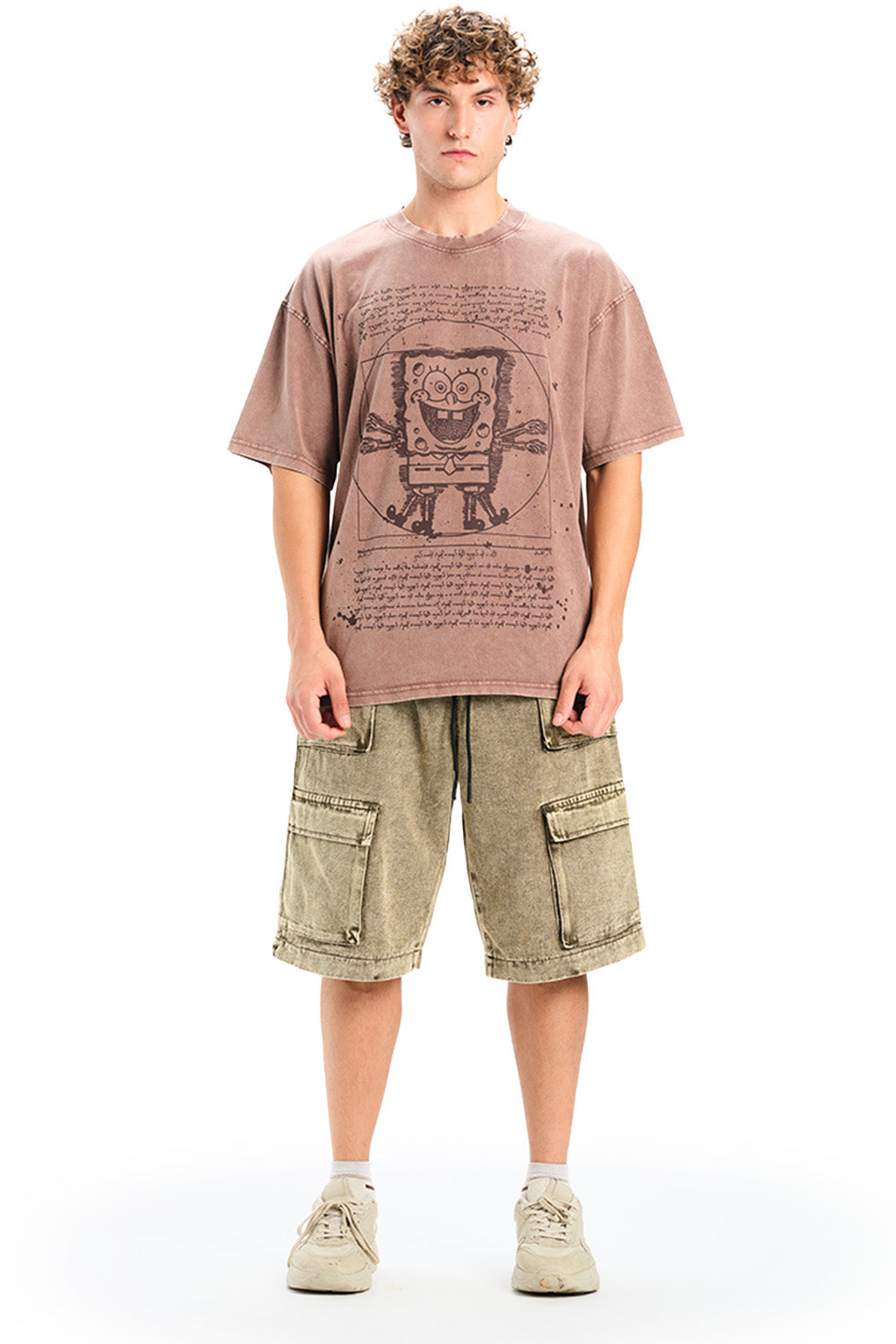 Dusty Brown SpongeBob T-shirt - BonkersCorner