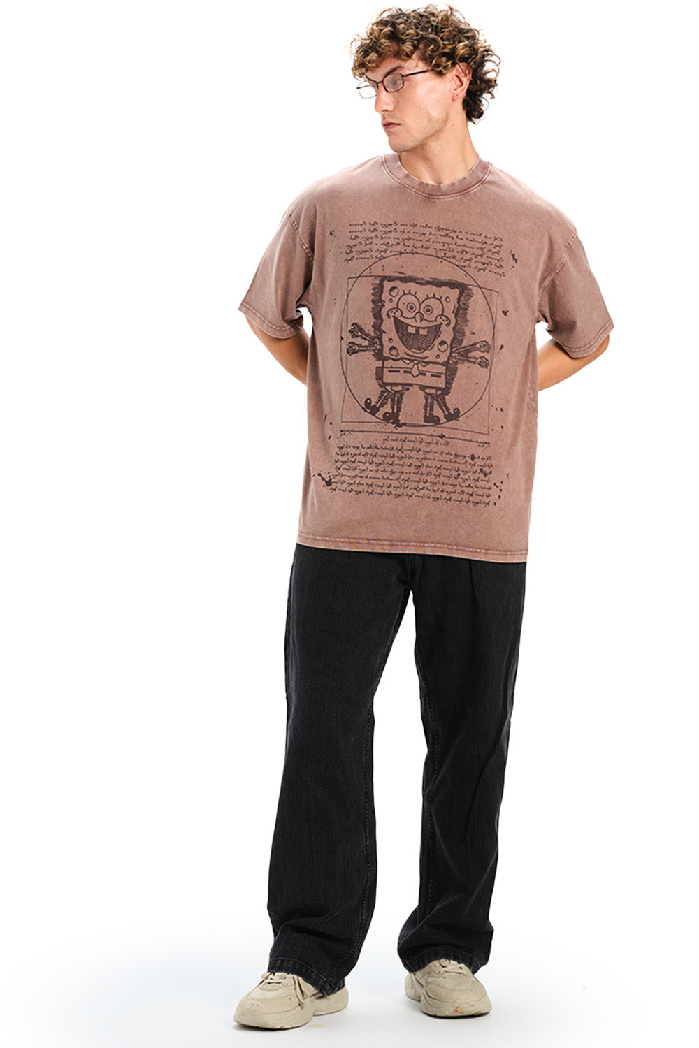 Dusty Brown SpongeBob T-shirt - BonkersCorner