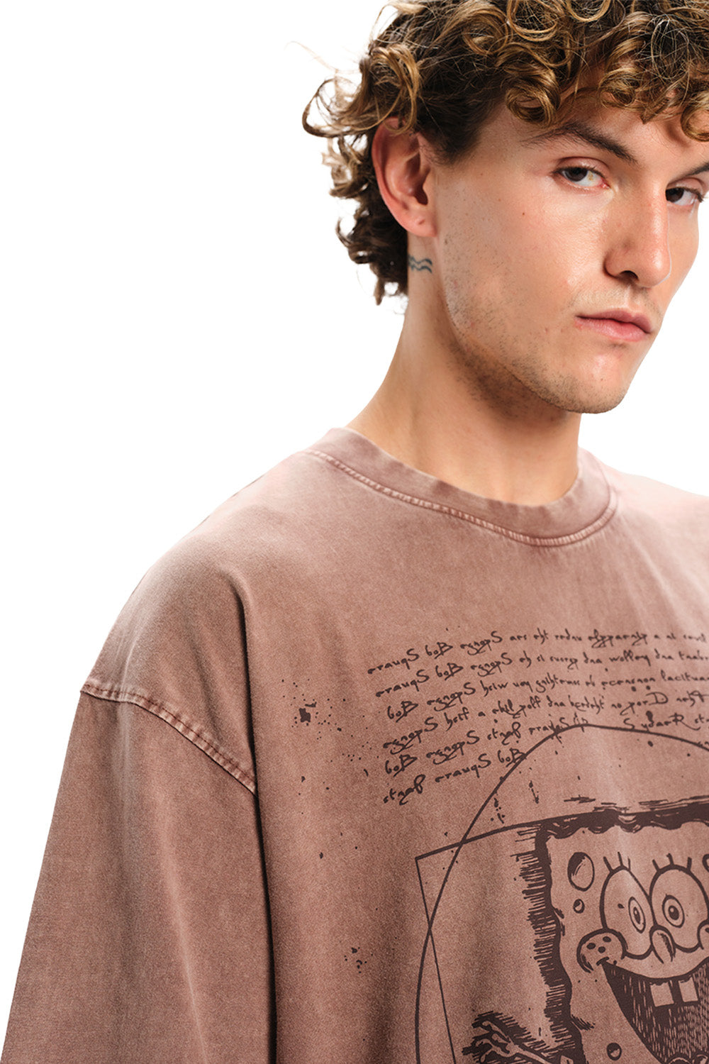 Dusty Brown SpongeBob T-shirt - BonkersCorner