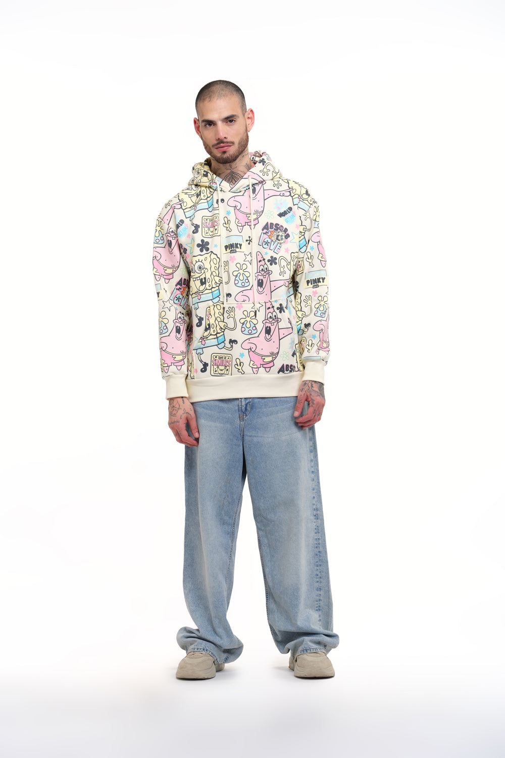 SpongeBob All Over Hoodie - BonkersCorner