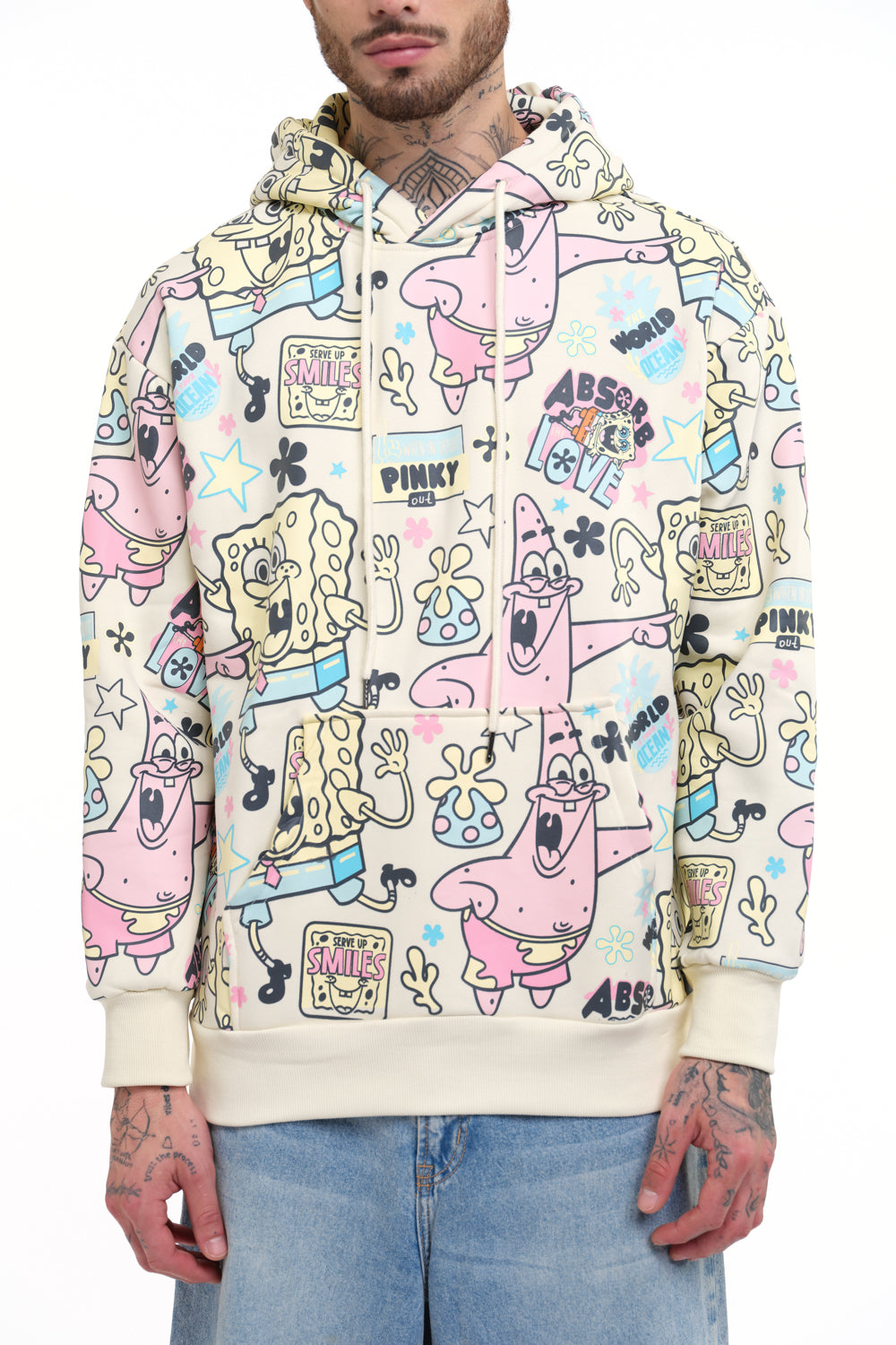 SpongeBob All Over Hoodie - BonkersCorner