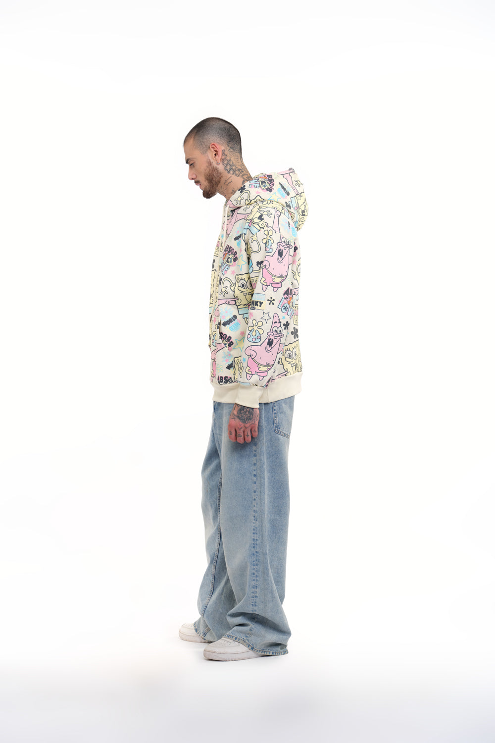 SpongeBob All Over Hoodie - BonkersCorner