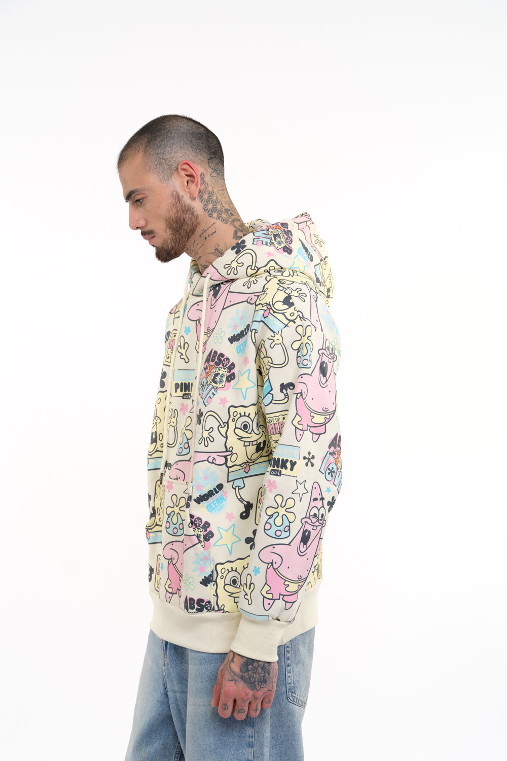 SpongeBob All Over Hoodie - BonkersCorner