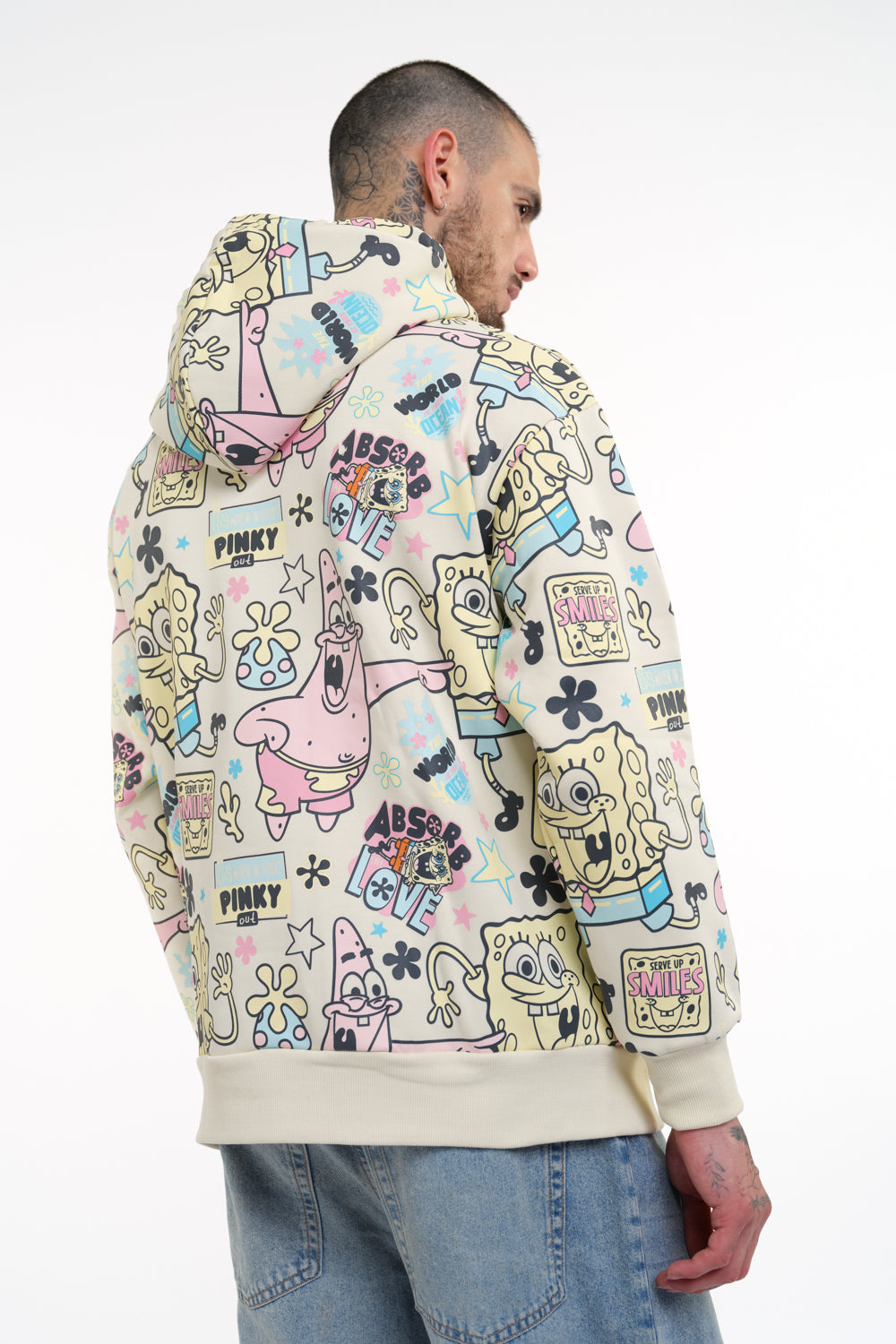 SpongeBob All Over Hoodie - BonkersCorner