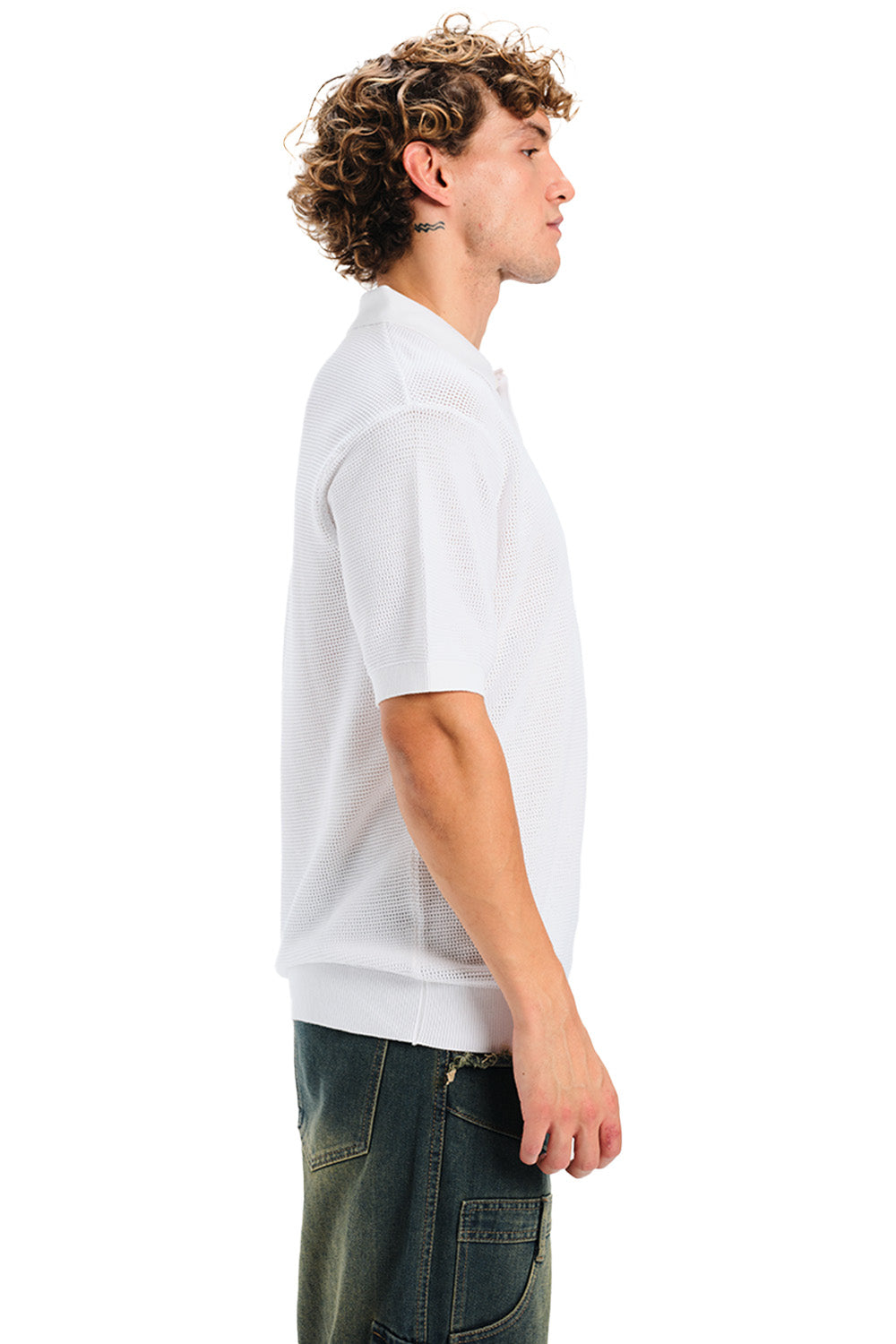 Ace Faded Premium Knit Polo - BonkersCorner