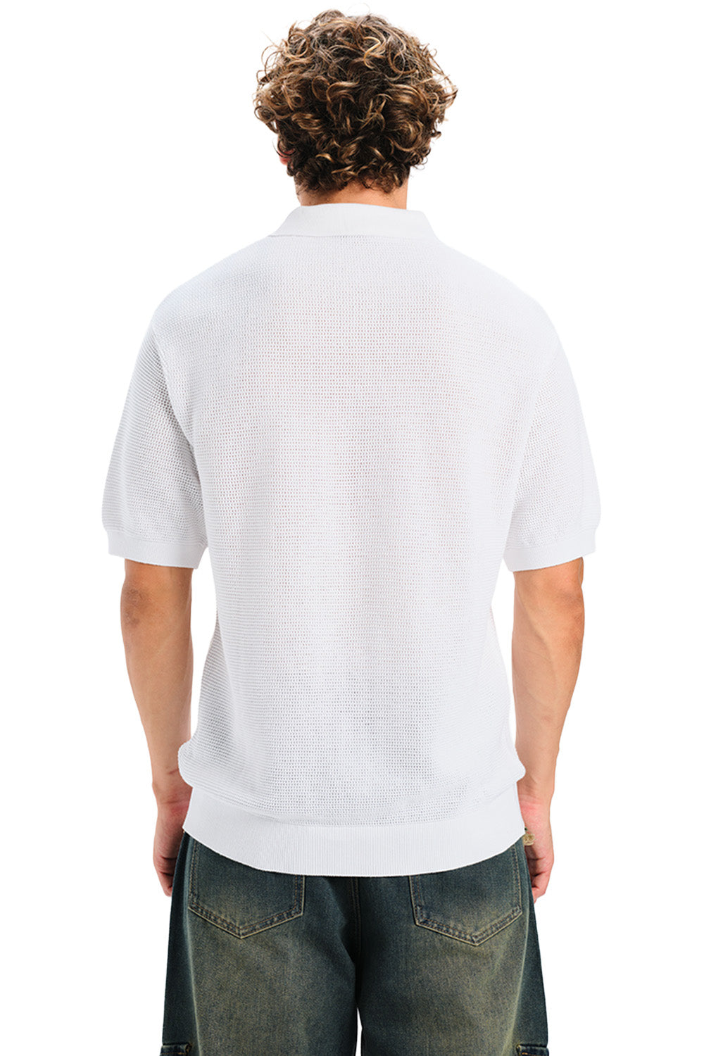 Ace Faded Premium Knit Polo - BonkersCorner