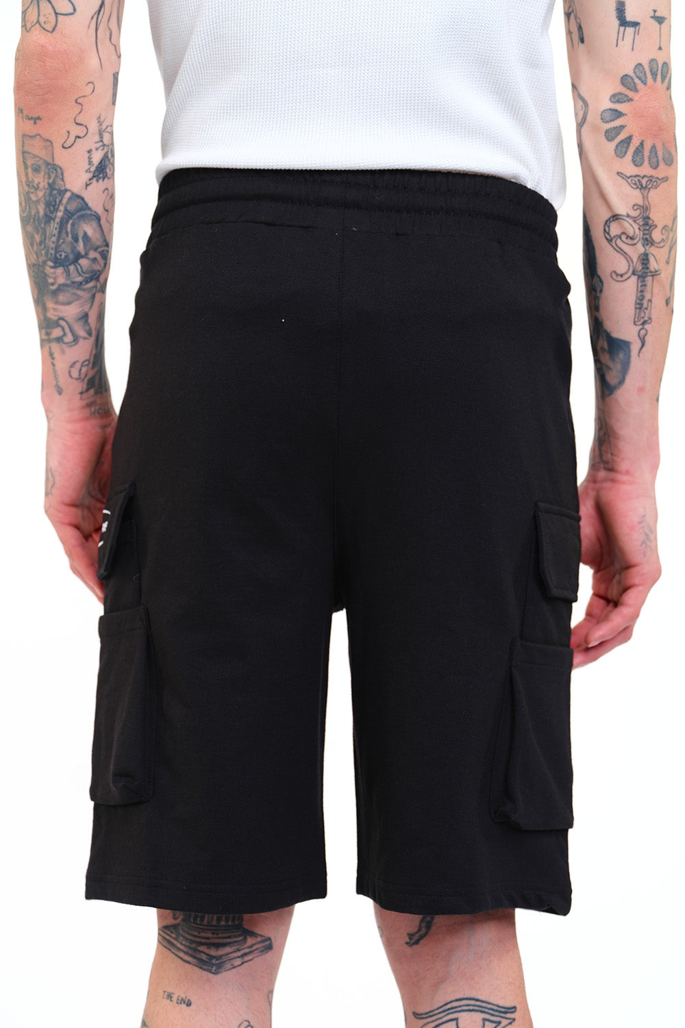 Signature 4 Pocket Black Utility Shorts - BonkersCorner