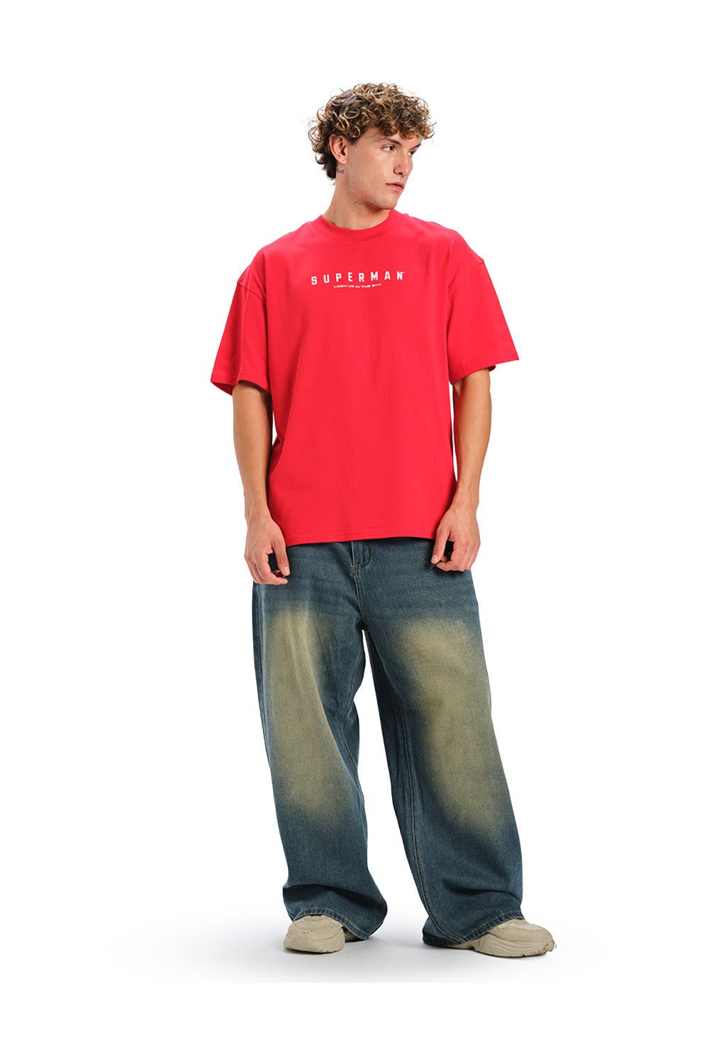 Superman Strength Oversized T-shirt - BonkersCorner