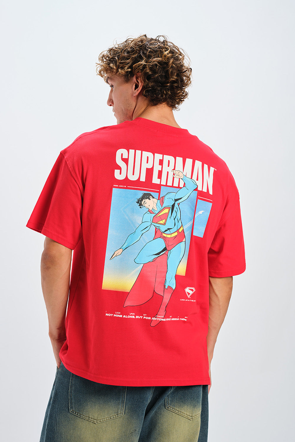 Superman Strength Oversized T-shirt - BonkersCorner
