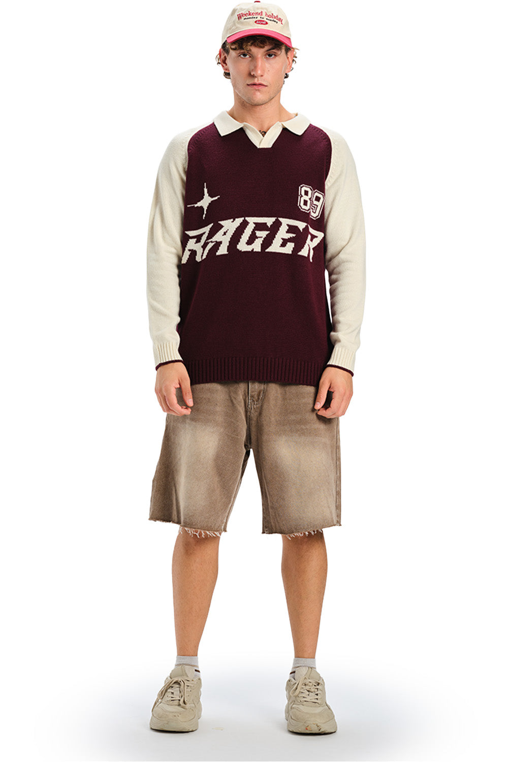 Rager Full Sleeve Knit Polo - BonkersCorner