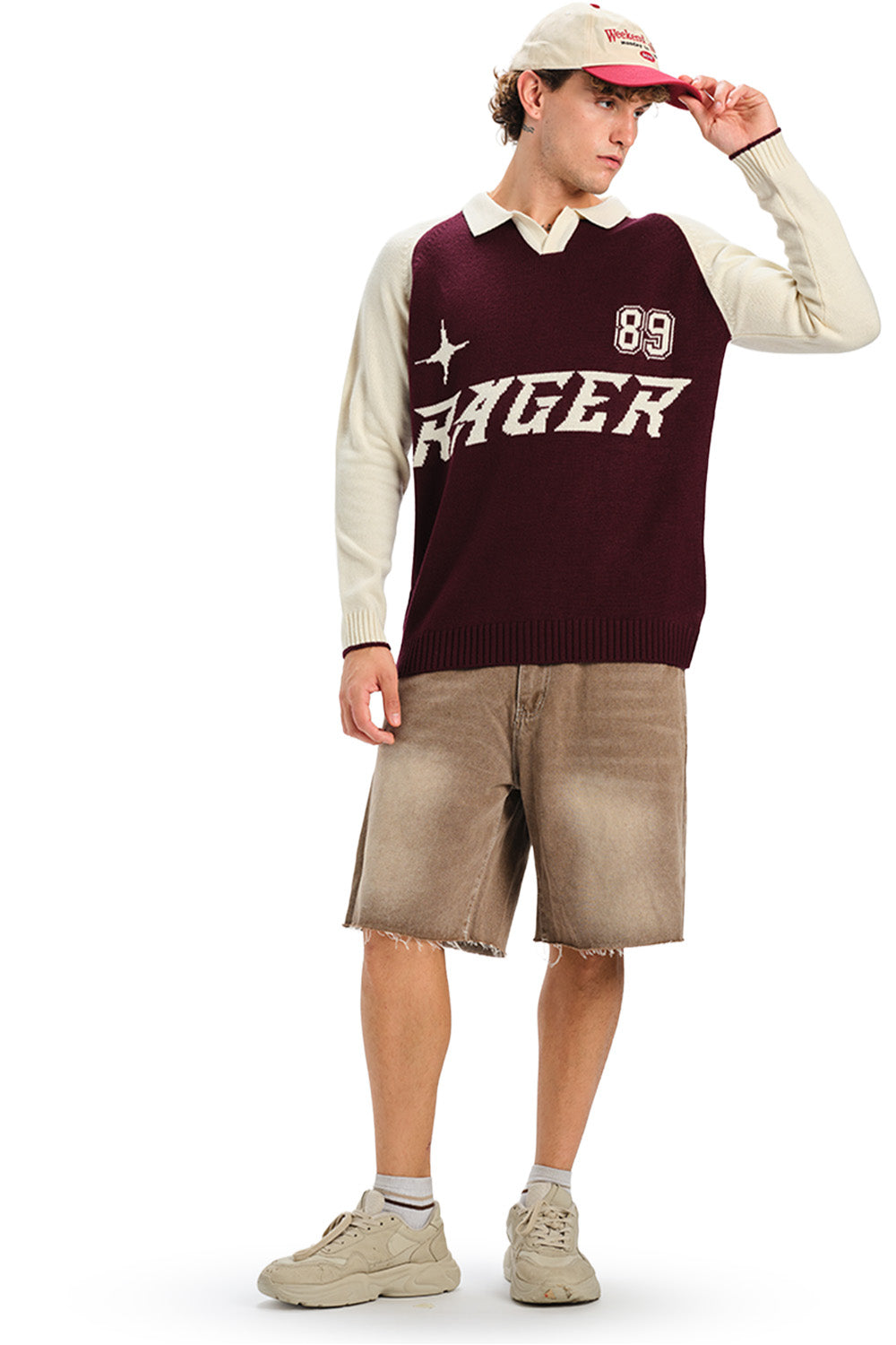Rager Full Sleeve Knit Polo - BonkersCorner
