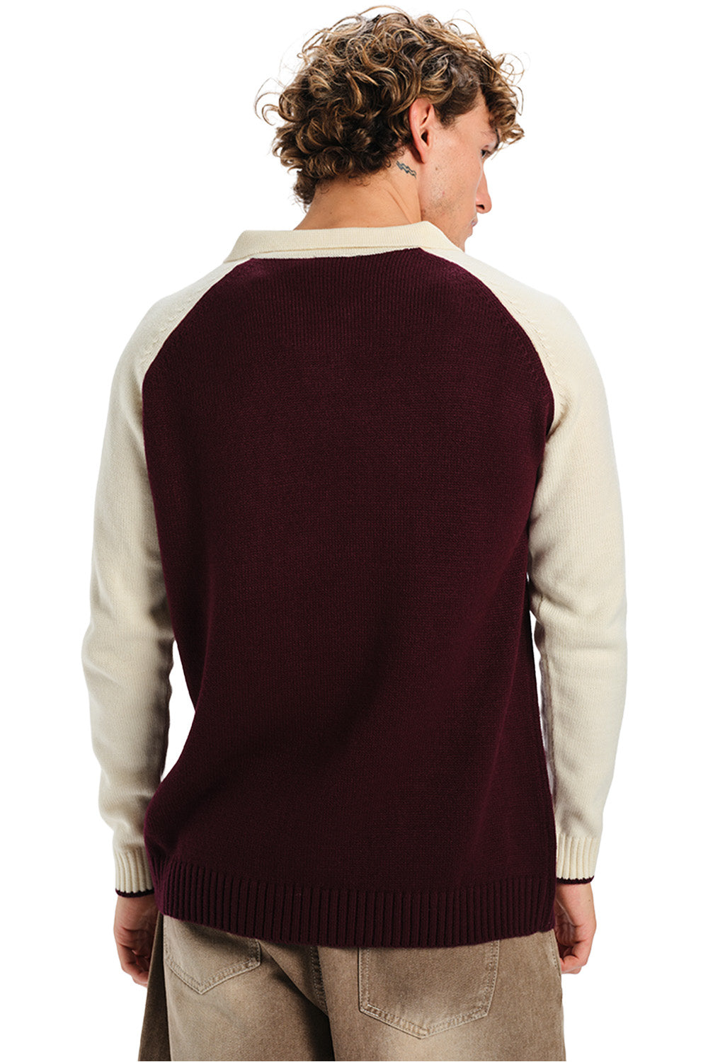 Rager Full Sleeve Knit Polo - BonkersCorner