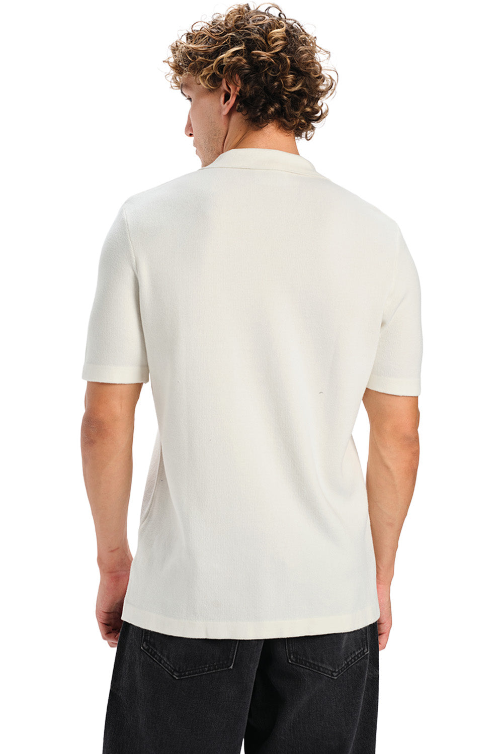 White Knit Shirt - BonkersCorner