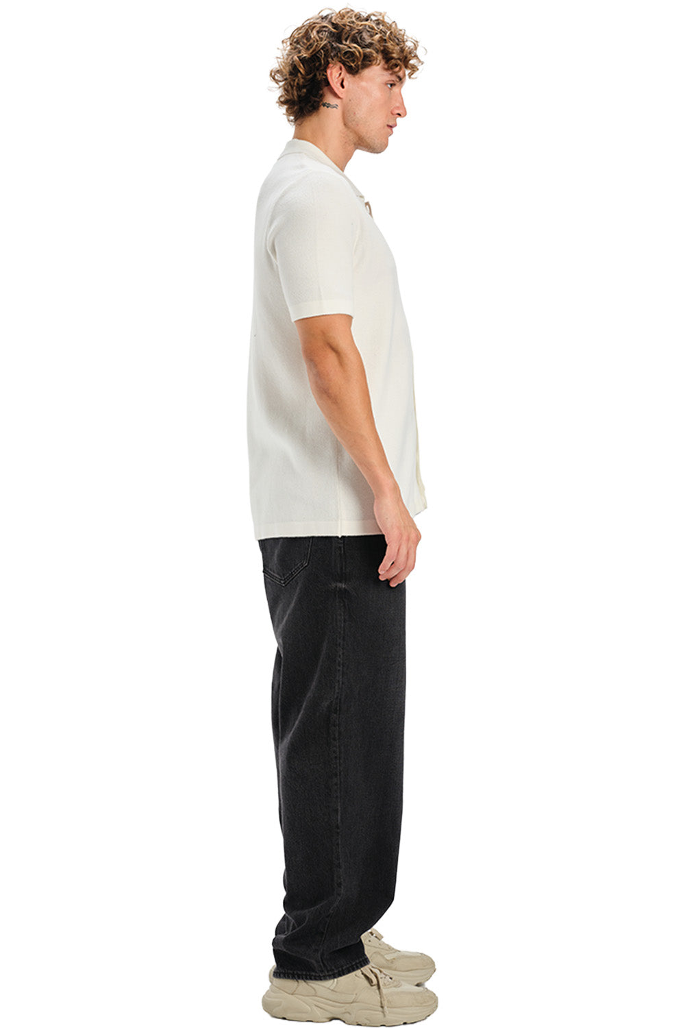 White Knit Shirt - BonkersCorner