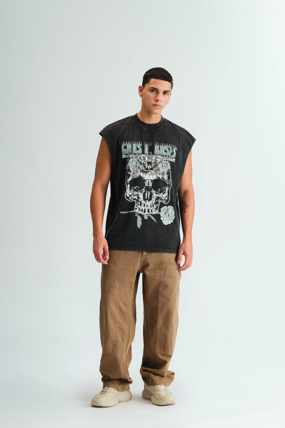 Faded Guns N Roses Oversized Tank - BonkersCorner