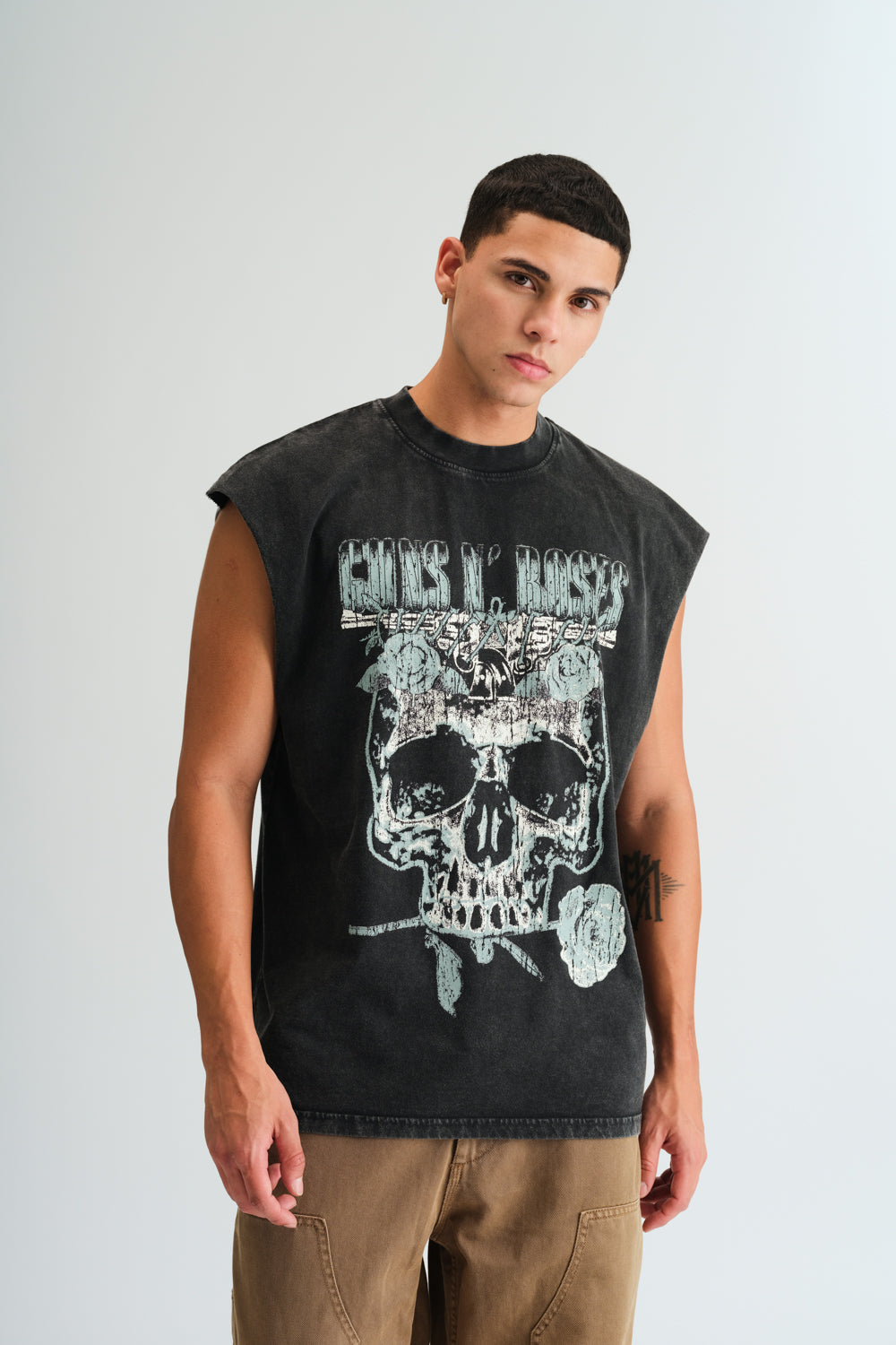 Faded Guns N Roses Oversized Tank - BonkersCorner