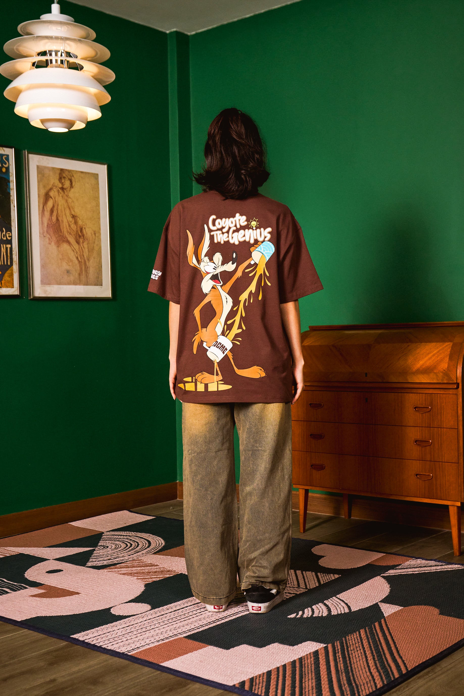 Coyote The Genius Oversized T-shirt - BonkersCorner